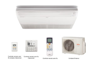 Ar Condicionado Split Pisoteto Universal Inverter Fujitsu 18.000 Btu/h - Q/F